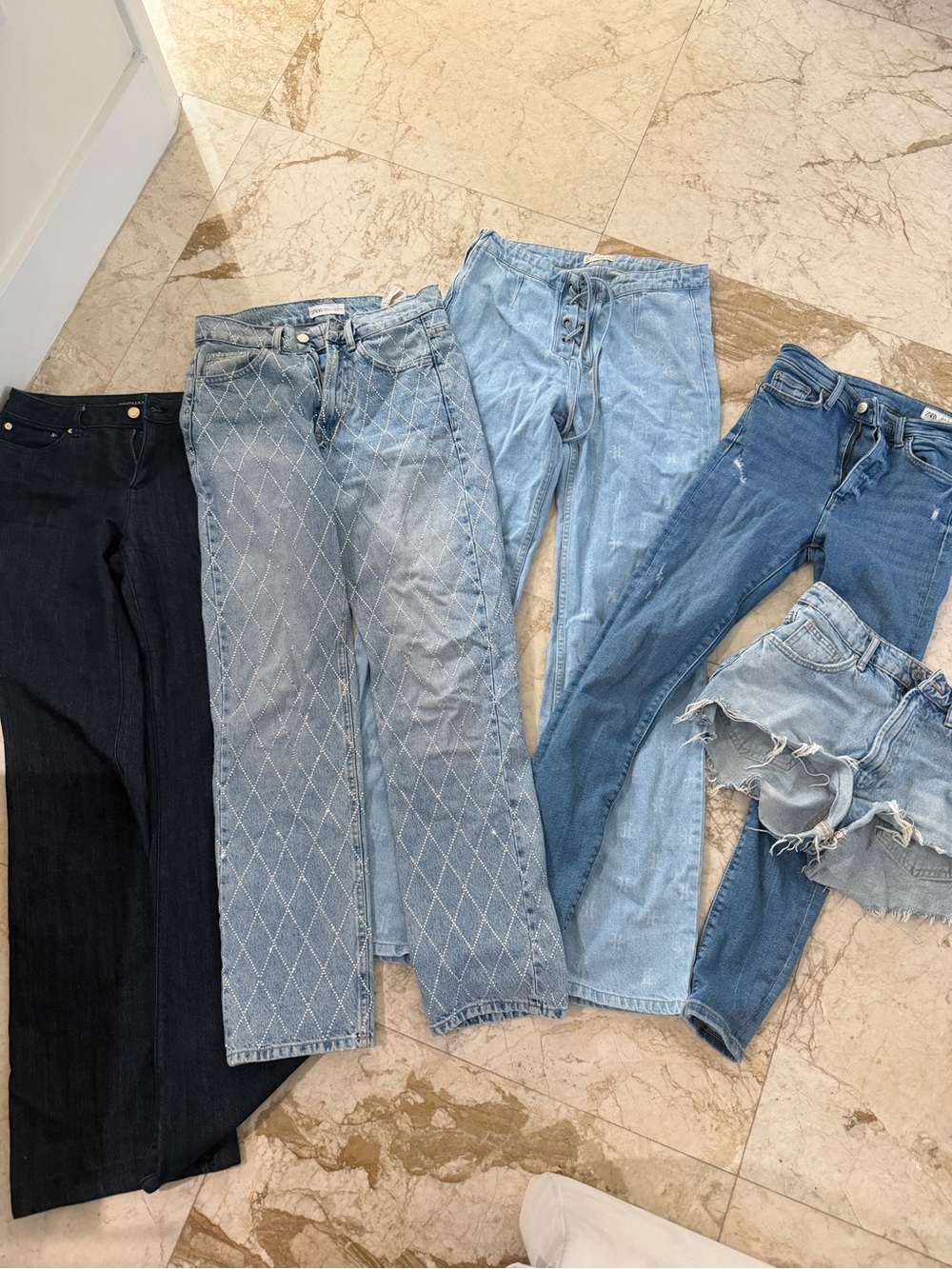 Assorted Women's Blue Denim Jeans - Light & Dark Wash Styles